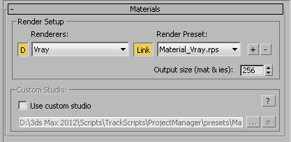 5. Settings for rendering Materials