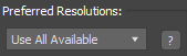 4. Preferred Resolutions
