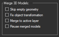 3. Advanced settings for merging